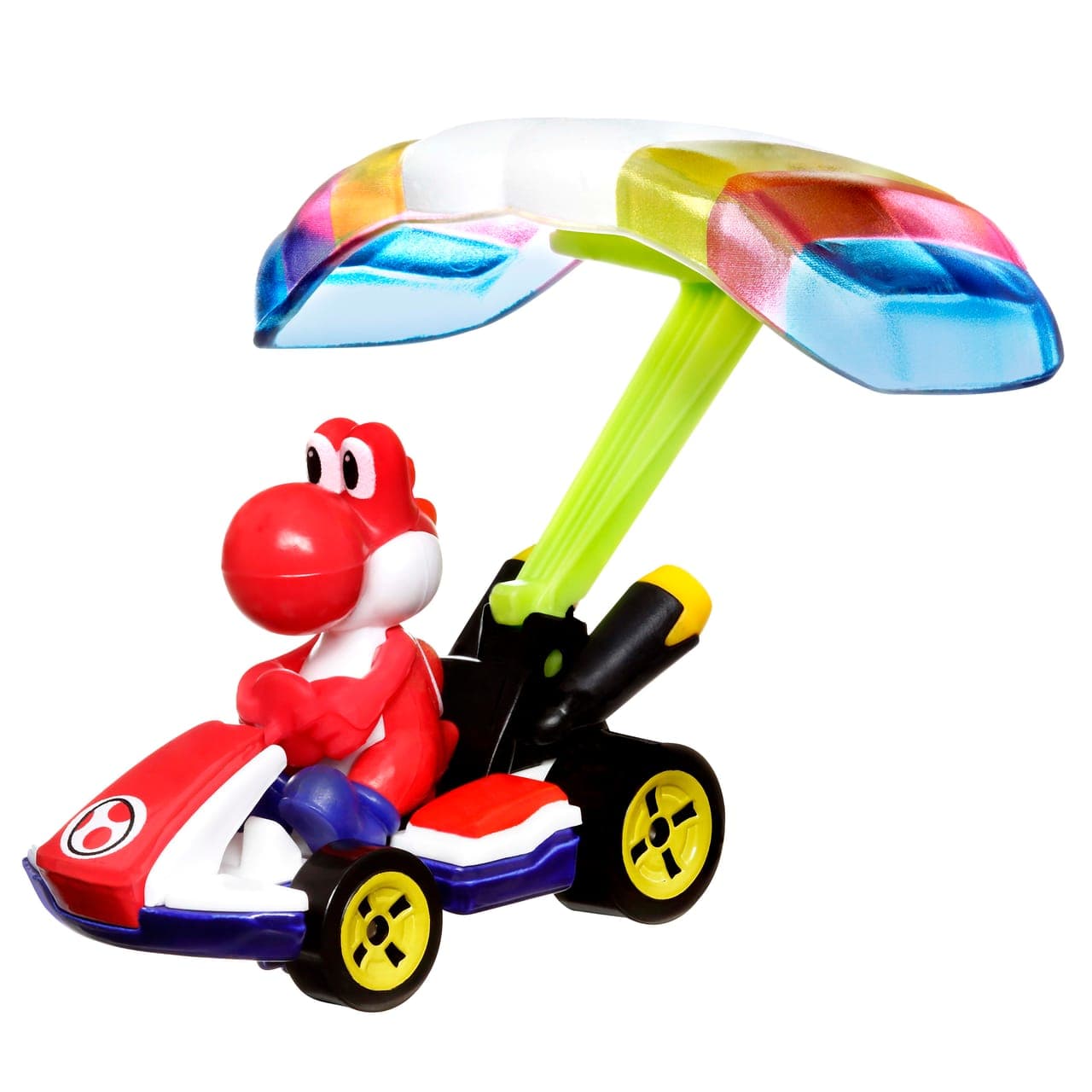 Red Yoshi Standard Kart + Parafoil