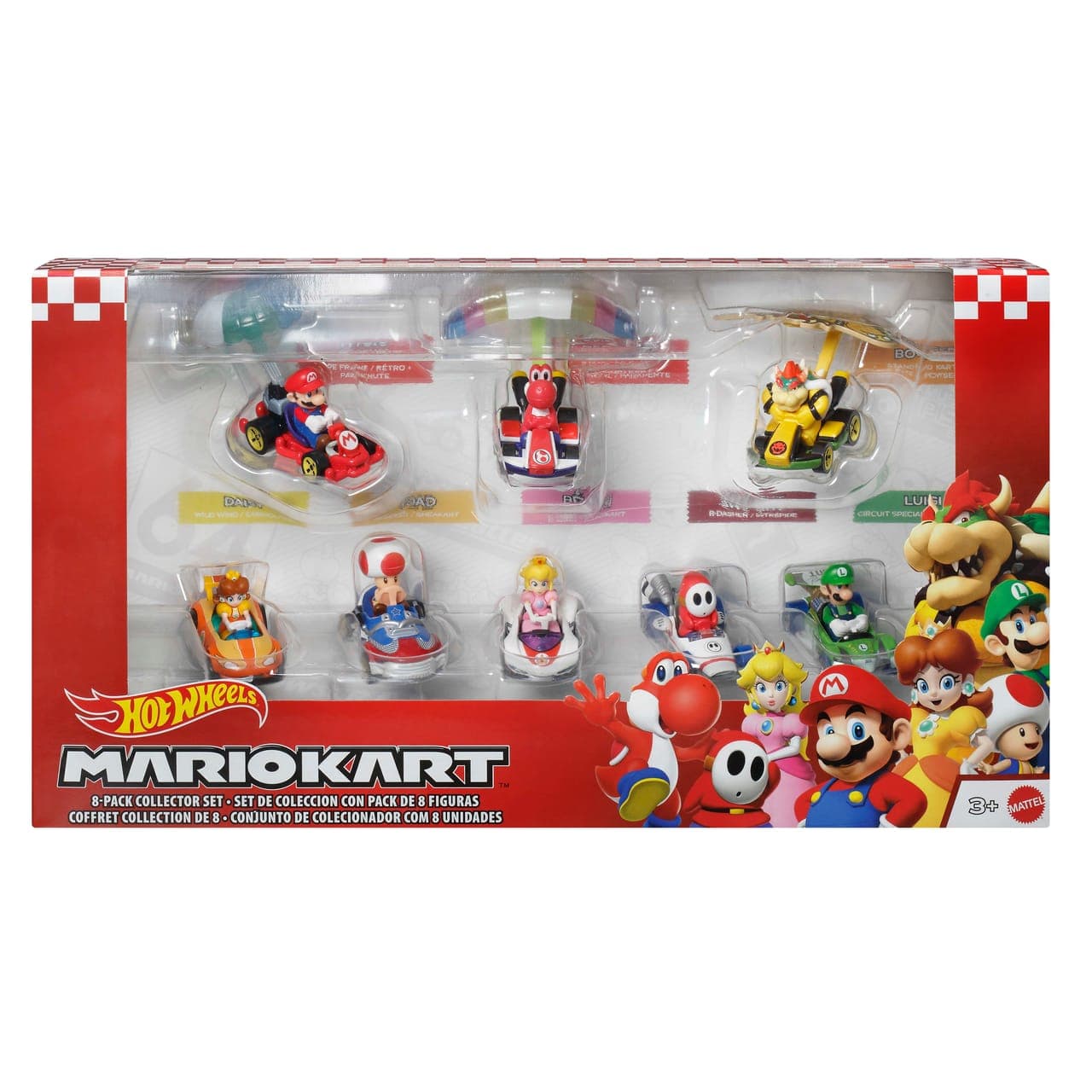 Red Yoshi Standard Kart + Parafoil 2
