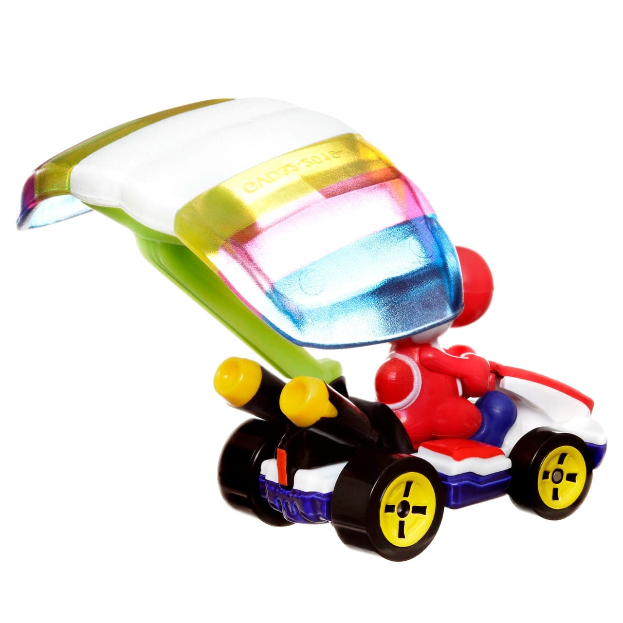 Red Yoshi Standard Kart + Parafoil 3