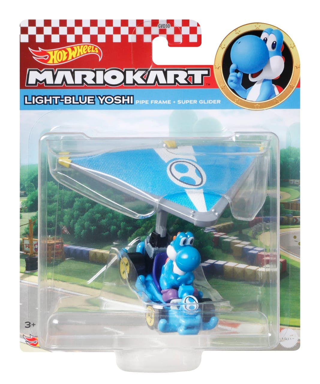 LIGHT-BLUE YOSHI PIPE FRAME + SUPER GLIDER 2