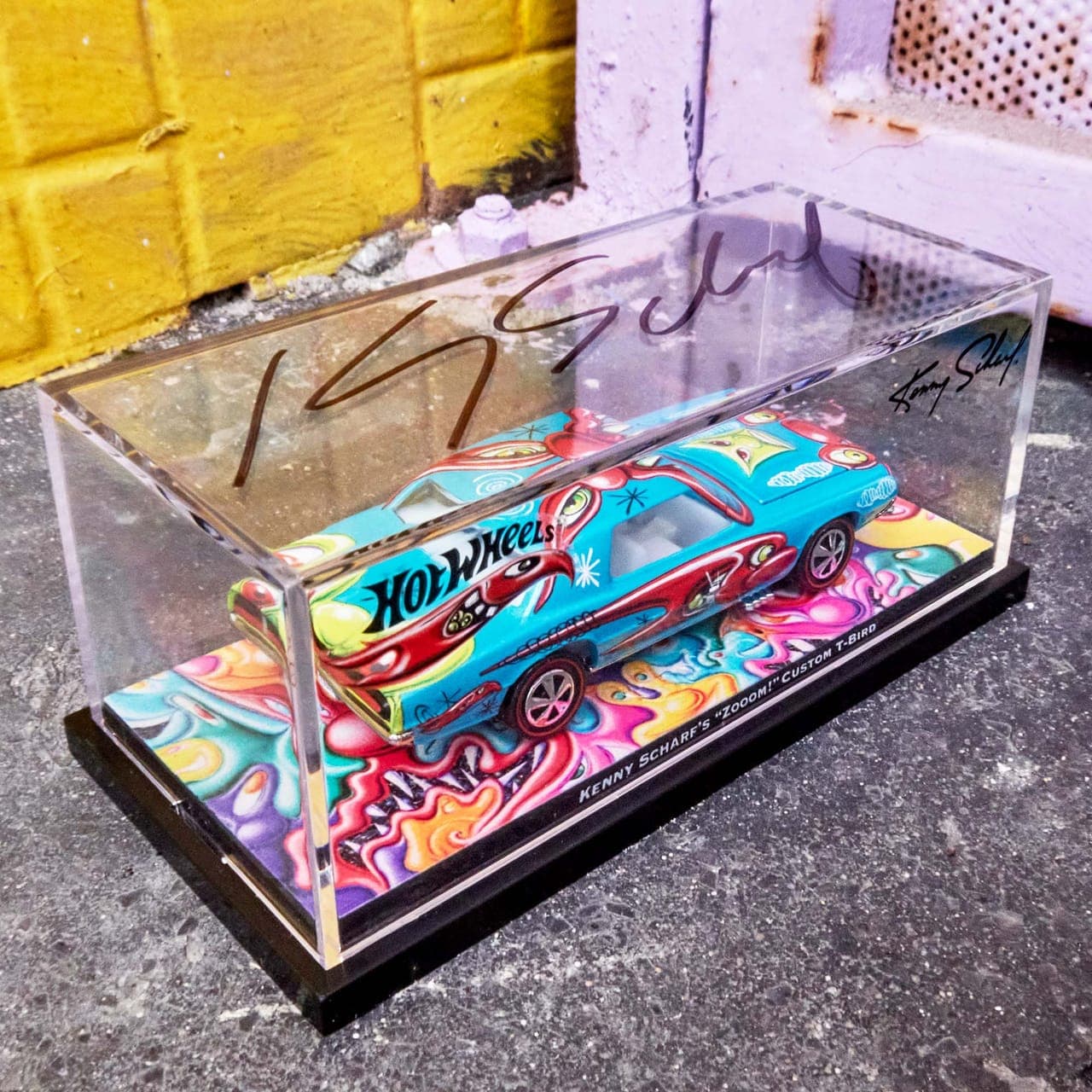 Hot Wheels x Kenny Scharf Custom T-Bird (Signed)